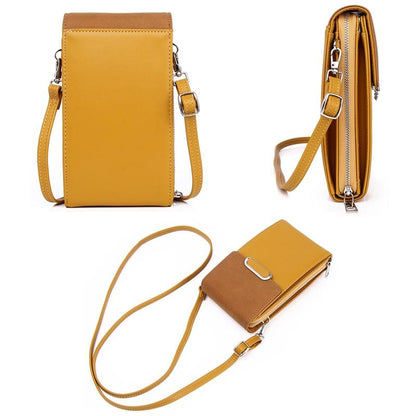 Large Capacity Pu Leather Shoulder Bag For Women - Black