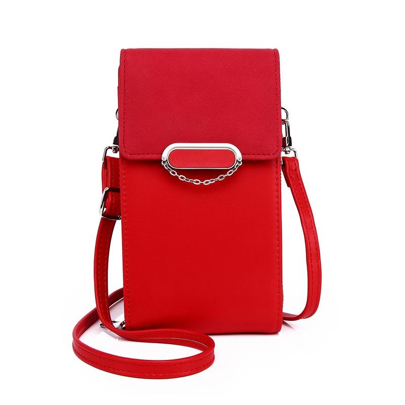 Large Capacity Pu Leather Shoulder Bag For Women - Black