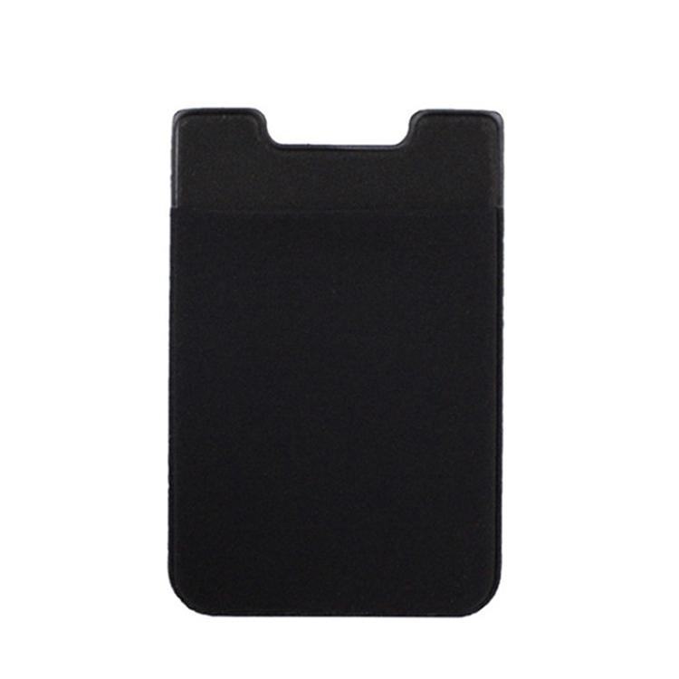 Lycra Phone Card Holder Stretch Back Sticker Wallet For Cards Bus Pass Bank Fits Most Phones - Pink