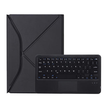 Bluetooth Keyboard Leather Tablet Case With Pen Slot And Touchpad - Green