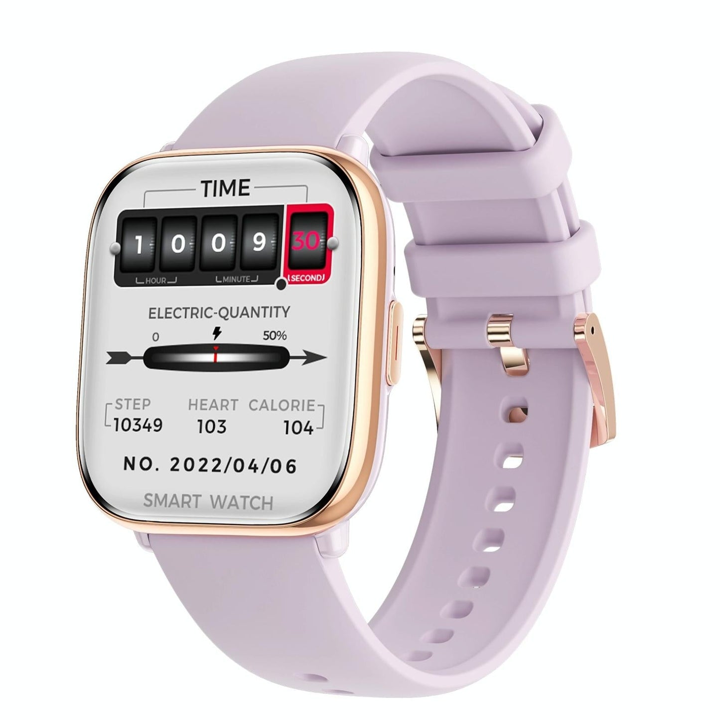 Waterproof Smart Watch With Blood Oxygen Monitoring - Ip68 - Green