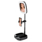 Portable Folding Desktop Live Broadcast Light Stand - Black