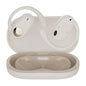 Wireless Dual-mic Bluetooth Earphones with Noise Reduction and Led Display - Skin-Colour
