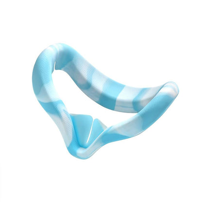 Silicone Vr Eye Cover For Oculus Quest 2 - Anti-Sweat - White Yellow