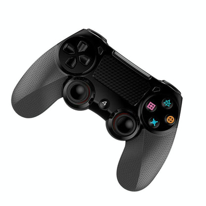 Wireless Bluetooth Gamepad for Ps4 - Dual Vibration Touch Screen Light Audio - 2 Pcs - Black