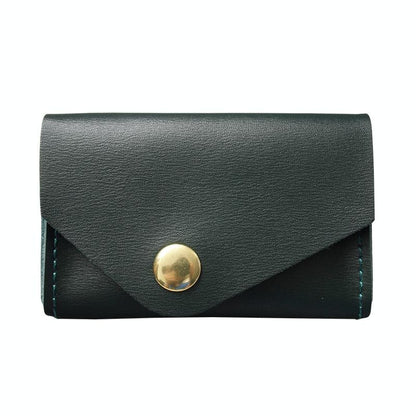 Waterproof Leather Card Holder Durable & Stylish - Brown
