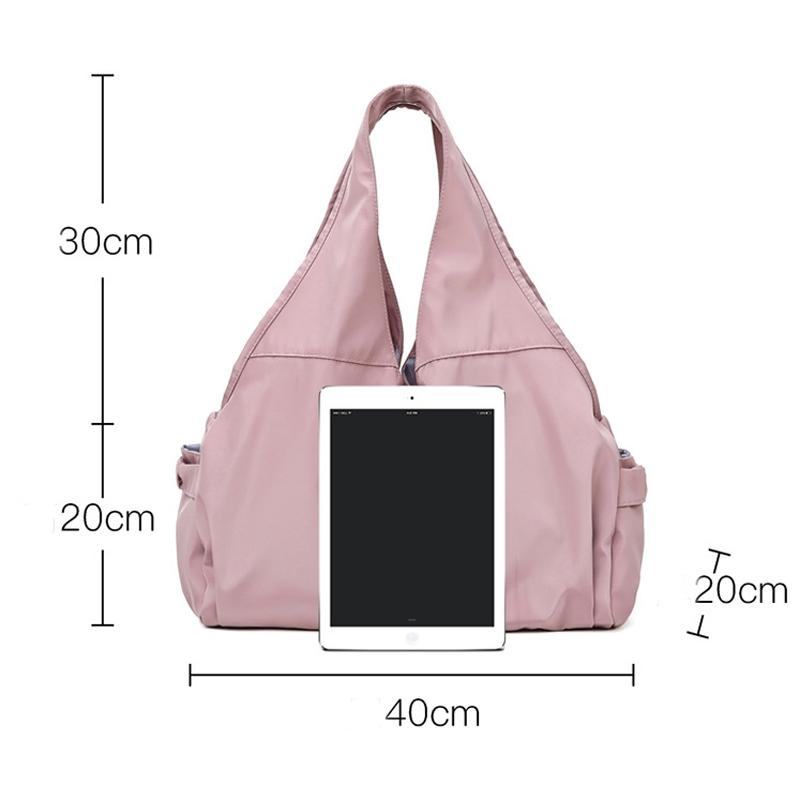 Women Dry / Wet Gym Bag with Separation - no Code - Black