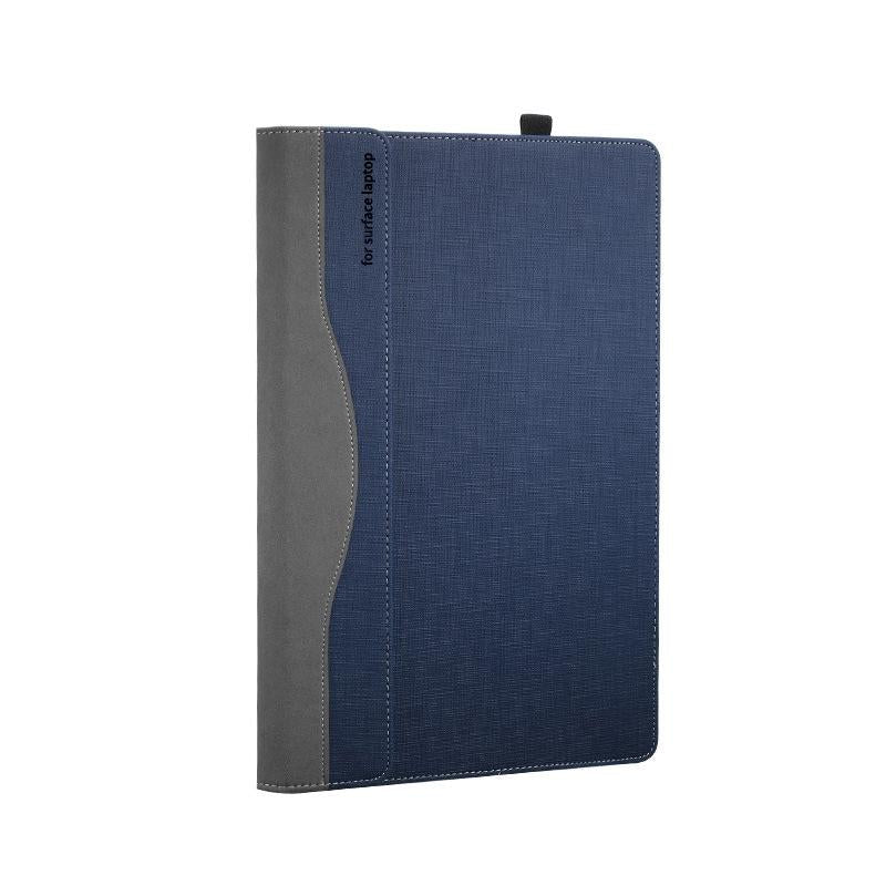 Versatile 13.5 Leather Laptop Sleeve for Microsoft Surface - Multi-functional - Business Brown
