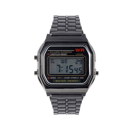 Waterproof Led Digital Quartz Wristwatch - Unisex - Rose Gold
