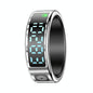 Smart Ring Gesture Control Health Monitoring Multiple Sports Size 11 - Silver