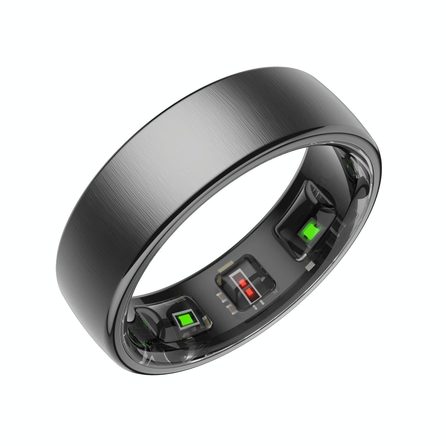 Smart Ring Heart Rate Blood Oxygen Sleep Sports Size 11 - Silver