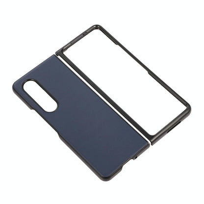 For Samsung Galaxy Z Fold4 5G Sheep Texture Leather Phone Case - Green