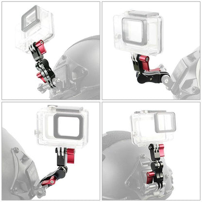 360 Degree Rotating Mount Adapter for Gopro Hero11 - Aluminium Alloy - Black