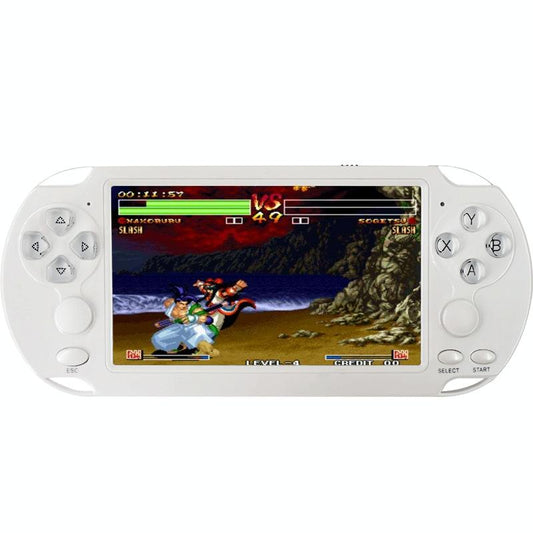 Retro Handheld Game Console With 5.1 Screen & 8G Memory - White