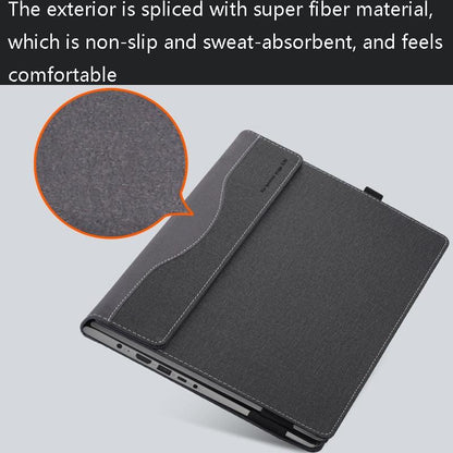 Yoga 530-14 Laptop Leather Case - Protective - Wine Red