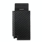 Pop-up Rfid Bifold Wallet with Card Holder - Carbon Fiber Black