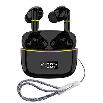 Wireless In-ear Earphones with Digital Charging Case - J2 - Pink