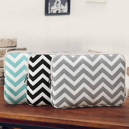 10 Wavy Pattern Notebook Liner Bag - Wavy Design - Light Green