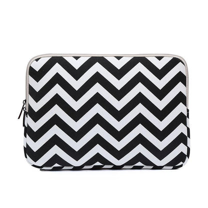 10 Wavy Pattern Notebook Liner Bag - Wavy Design - Light Green