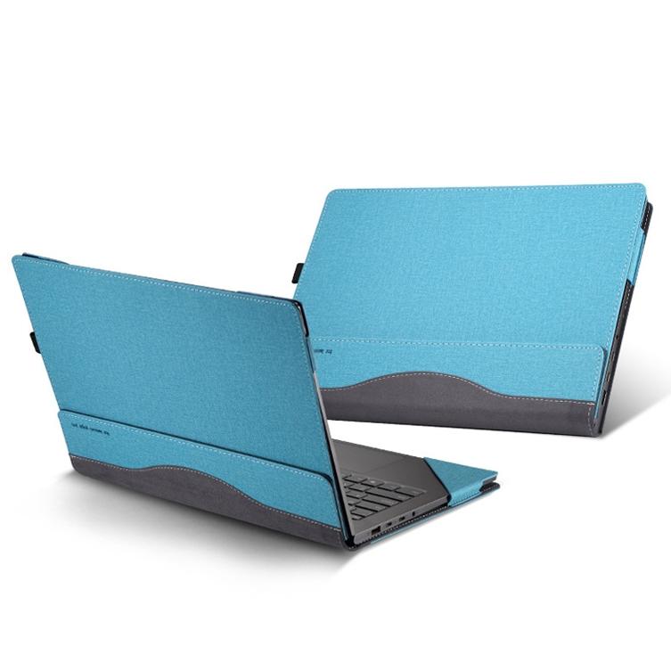 Xiaoxin Pro 14 2021 Anti-Fall Leather Laptop Case - Deep Blue