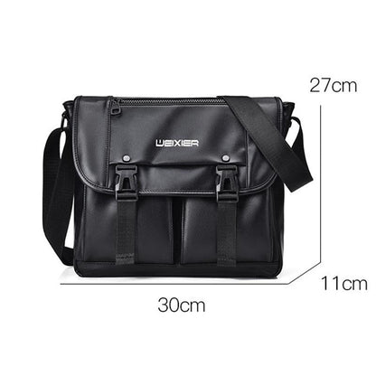 Large Capacity Business Messenger Bag For Men - Brown