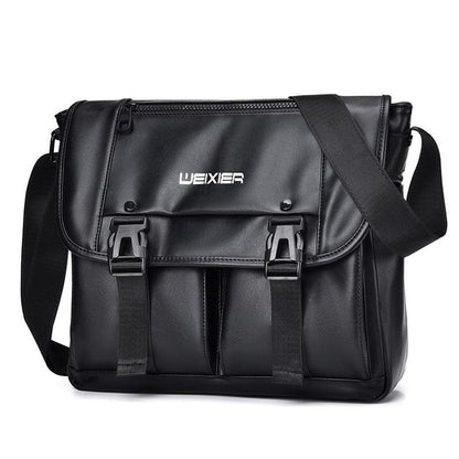Large Capacity Business Messenger Bag For Men - Brown