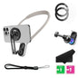 Versatile Magnetic Neck Holder for Phones and Action Cameras - Star Light Color