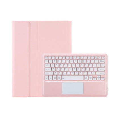 Detachable Bluetooth Keyboard Leather Case For Ipad Pro 12.9 2021 / 2020 / 2018 With Touch Pad - Dark Green