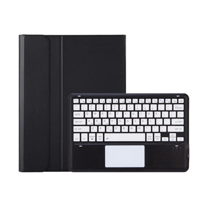 Detachable Bluetooth Keyboard Leather Case For Ipad Pro 12.9 2021 / 2020 / 2018 With Touch Pad - Dark Green