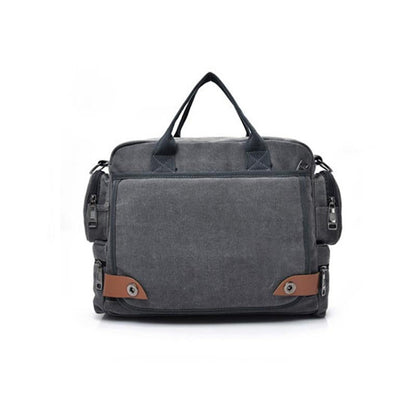 Waterproof Outdoor Laptop Bag Single Shoulder - Dark Gray