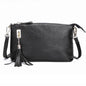 Fringed One Shoulder Bag For Women Large Capacity Casual - Black