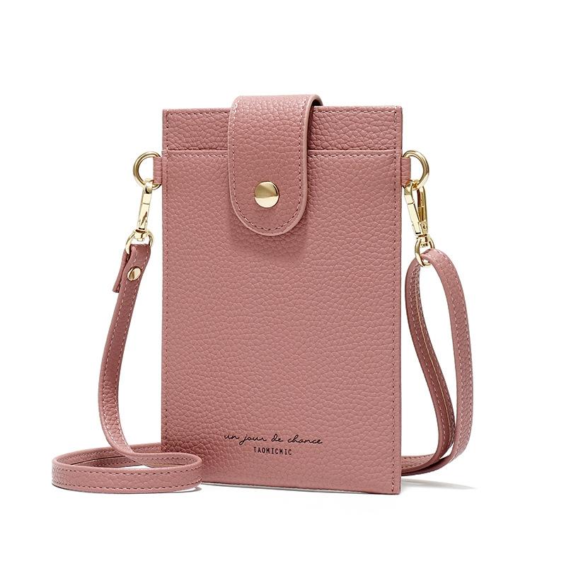 Stylish Thin Messenger Bag For Women - Black