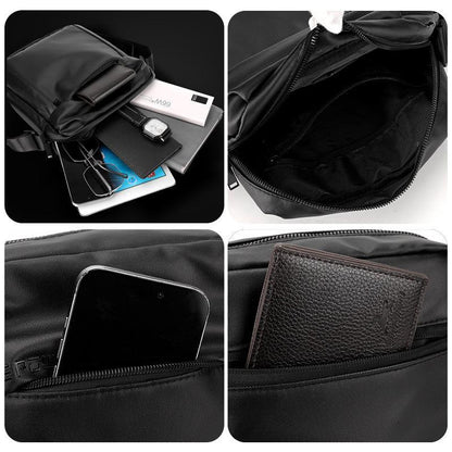 Large Capacity Men Messenger Bag For Travel & Commuting - Amry Green