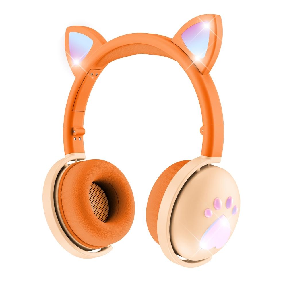 7.1 Surround Sound Cat Ear Gaming Headset With Mic - White