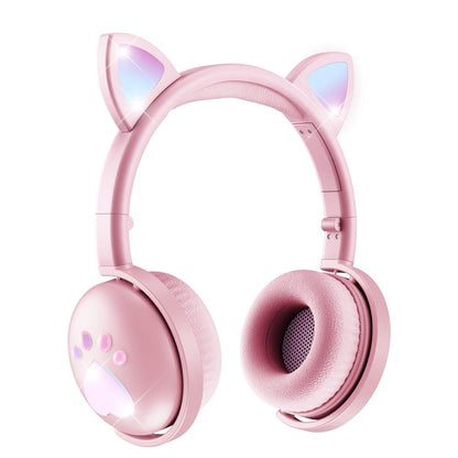7.1 Surround Sound Cat Ear Gaming Headset With Mic - White