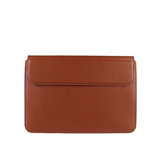13.3 Inch Multifunctional Notebook Liner Bag in Pu Material - Cowhide Yellow