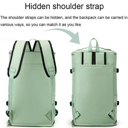Waterproof Gym Bag - Shoe Compartment Included - Fog Blue