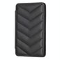 Wave Pattern Card Bag Back Sticker For Mobile Phones - Black