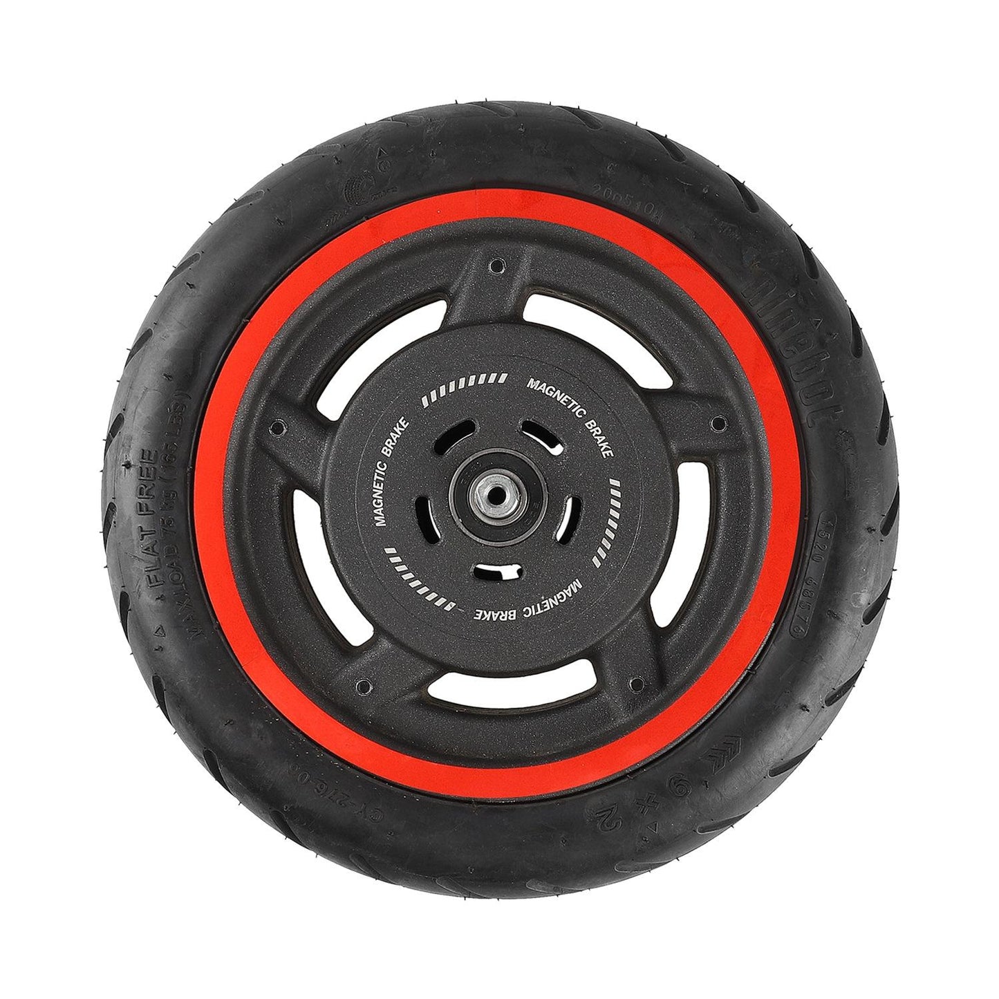 Blue Wheel Hub Sticker Set for Scooter / Bike / Electric Vehicle 2 Pcs - Yellow