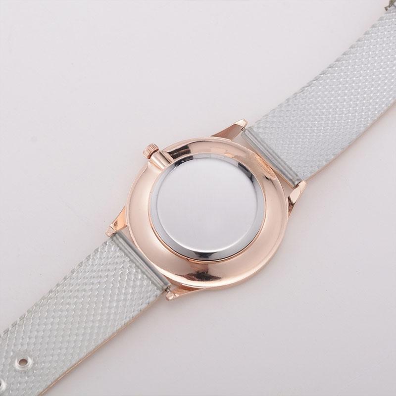Stainless Steel Mesh Unisex Quartz Watch - Black Shell White Dial Silver Needle