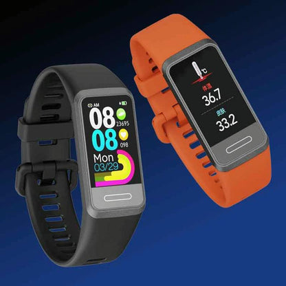 Smart Bracelet With Blood Oxygen Monitoring And Tft Hd Screen - Red