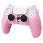 Silicone Cat Ear Gamepad Cover for Sony Ps5 - Pink