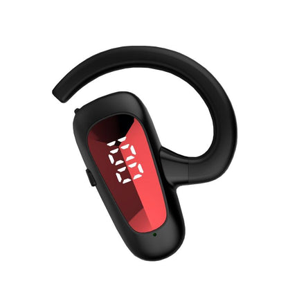 Digital Display Bluetooth Earphones - Bone Conduction Stereo - Green