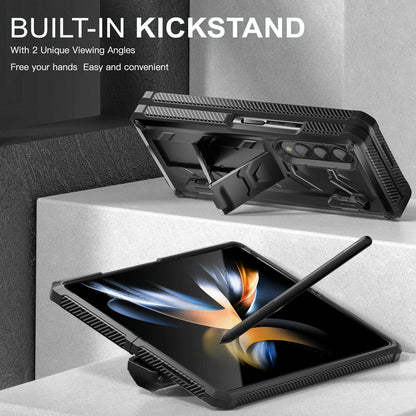 Foldable Shockproof Phone Case for Samsung Galaxy z Fold 4 / 5g - Orange