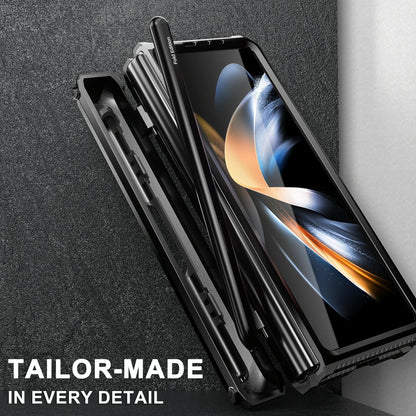 Foldable Shockproof Phone Case for Samsung Galaxy z Fold 4 / 5g - Orange