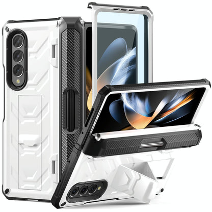 Foldable Shockproof Phone Case for Samsung Galaxy z Fold 4 / 5g - Orange