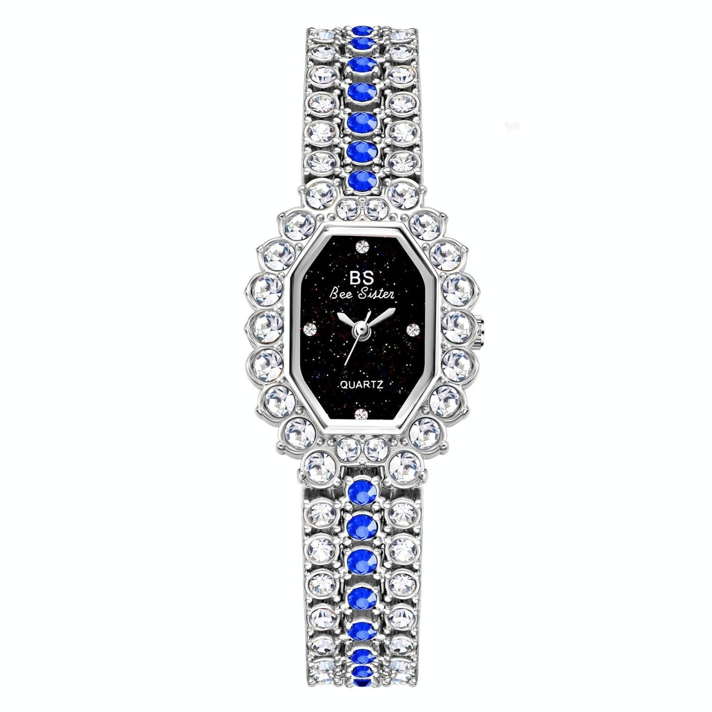 Sparkling Full Diamond Women Watch - Niche Glitter - Rose Coffee
