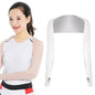 Sun Protection Golf Shawl Sleeves For Outdoor Sports And Cycling - White