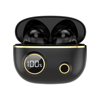Waterproof 9d Stereo Bluetooth Earphones with Charging Case - Pink