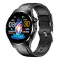 1.39 Inch Ip67 Waterproof Sports Health Monitoring Smart Bluetooth Calling Watch - Black Leather